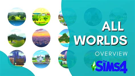 All Worlds Overview The Sims Youtube