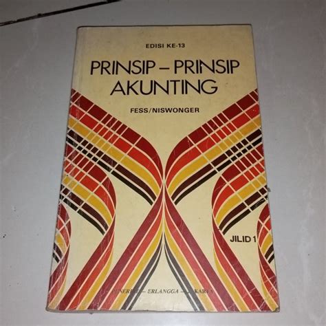 Jual Buku Fess Niswonger Prinsip Prinsip Akunting Jilid Di Lapak