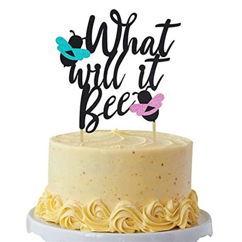 Buy What Will It Bee Cake Topper Bumble Bee Gender Reveal Blue Or Pink