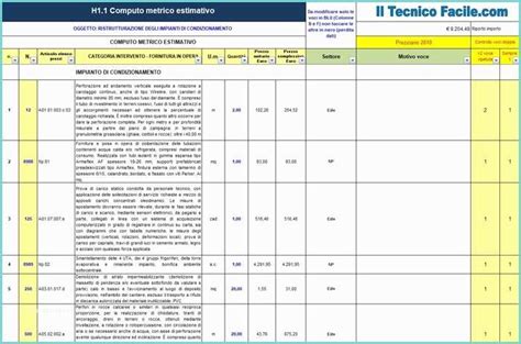 Esempio Computo Metrico Ristrutturazione Bagno Cad Con Puto Integrato