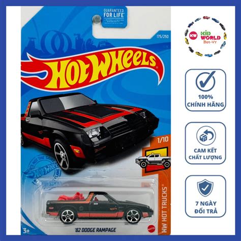 Xe mô hình Hot Wheels basic Bán tải 82 Dodge Rampage GTC05 Shopee Việt Nam