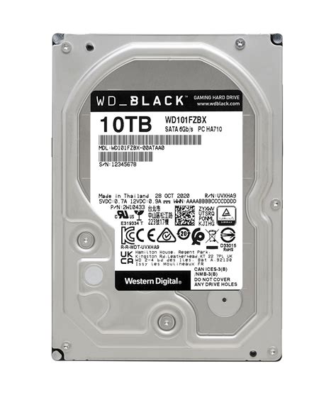 Customer Reviews WD BLACK 10TB Gaming Internal Hard Drive WD101FZBX