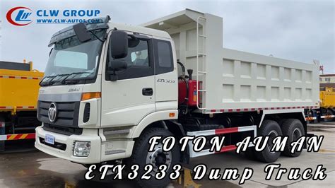 Foton Auman Etx X Dump Truck Cbm Bj Dlpjb Ra Youtube