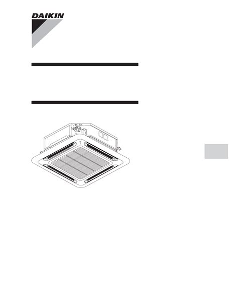 Daikin Ceiling Cassette Technical Manual Shelly Lighting