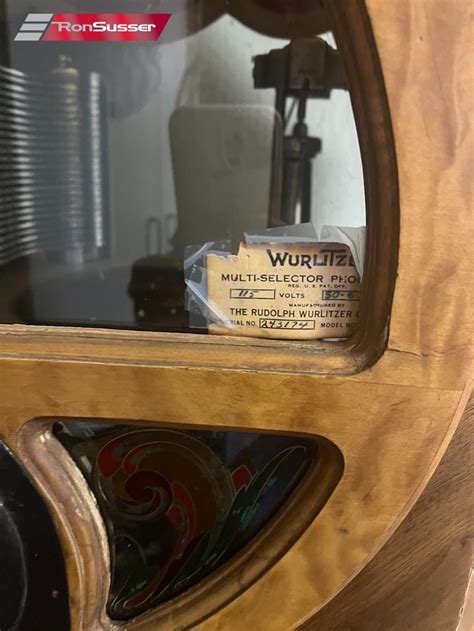 Wurlitzer 42 Rotary Victory Jukebox Rare