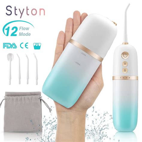 Styton Gua De Flosser Para Dentes Ipx7 Imperme Vel Port Til Recarreg