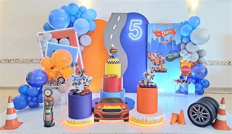 Festa Hot Wheels ideias para uma decoração radical