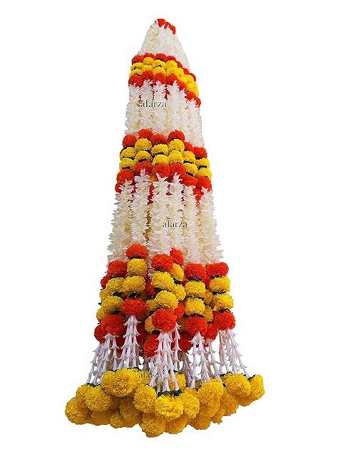 Buy Afarza Artificial Garland Marigold Flower Toran For Door Entrance