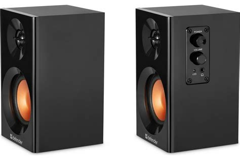 Акустическая система 2.0 Defender Aurora S12 12 Вт, деревянный корпус ...