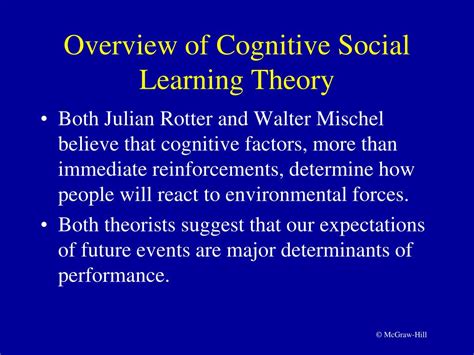 Social Cognitive Learning Theory