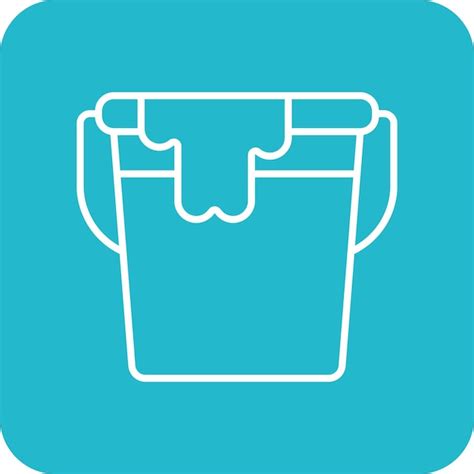 Premium Vector Paint Bucket Icon