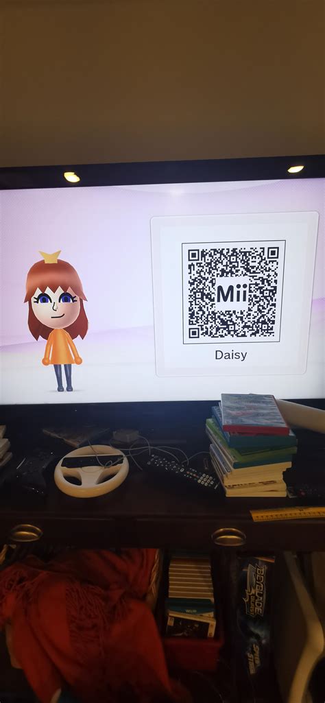 Mii QR code Princess Daisy by TylerMakie on DeviantArt