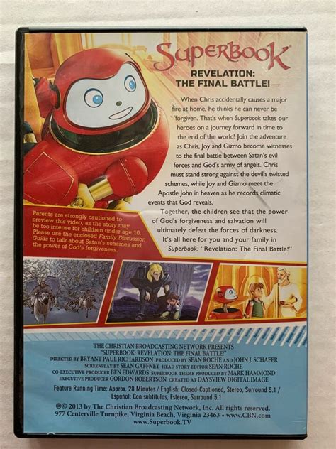 Superbook Revelation The Final Battle DVD The Christian Broadcasting