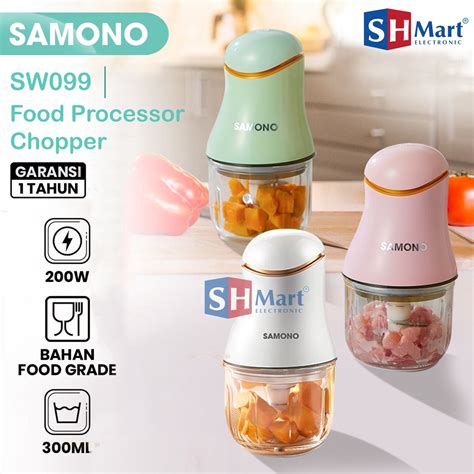 Jual Samono Food Chopper Kaca Blender Mukltifungsi L Watt