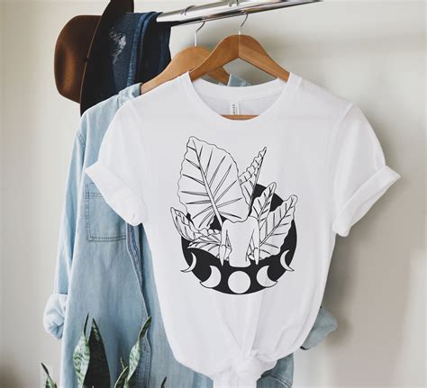 Botanical Plant Shirt Graphic Plant Tees For Women Plant Lady T Shirt