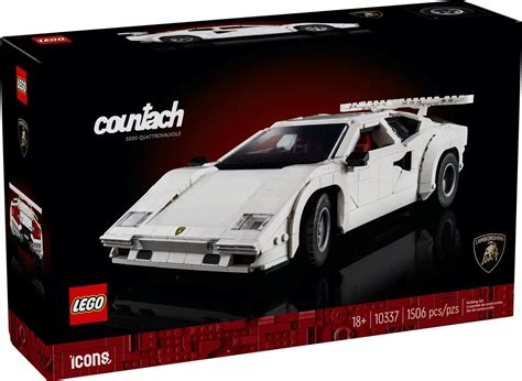 LEGO Icons 10337 Lamborghini Countach 5000 Quattrovalvole debuts on the ...