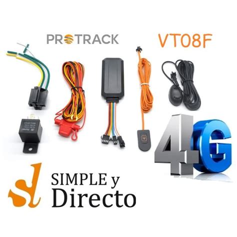 Localizador GPS Tracker 4G Para Motos Y Autos Protrack VT08F