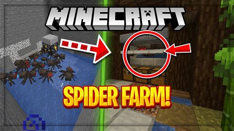 Minecraft Spider Spawner XP Farm Easy And Reliable Build YouTube