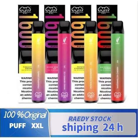 Ppa Jia4763362262 Original Puff Xxl 1600 Puffs Disposable Cartridge Device 5 Salt Nic Vape