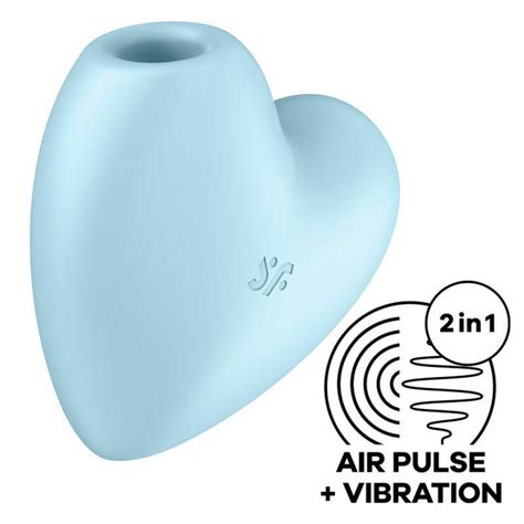 Satisfyer Cutie Heart Air Pulse Stimulator & Vibration Blue | Skroutz.gr