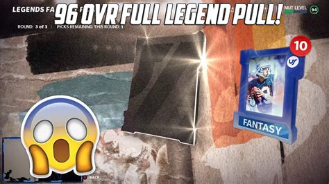 96 OVR FIRE FULL LEGEND PULL OPENING 10 LEGENDS FANTASY PACKS