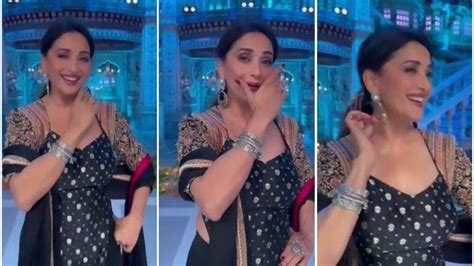 Madhuri Dixit grooves to Kajra Mohabbat Wala on Dance Deewane 3 sets ...