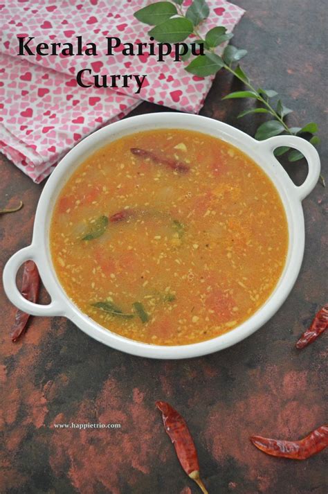 Parippu Curry Dal Curry Onam Sadhya Recipe Kerala Style Parippu