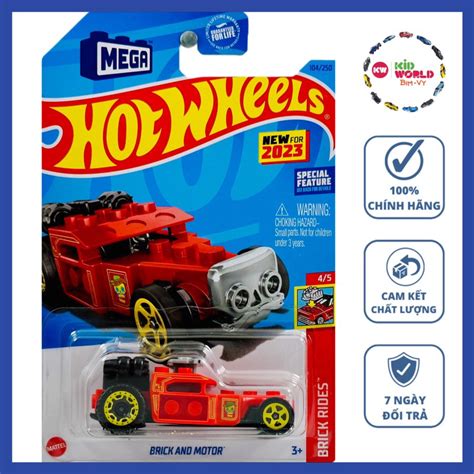 Xe mô hình Hot Wheels basic Brick And Motor HKG Shopee Việt Nam