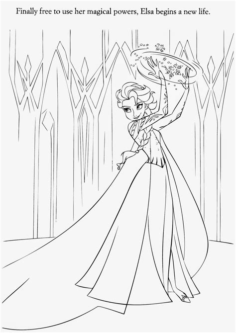 Disney Princess Coloring Pages Frozen Elsa Coloringpages2019