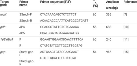 Oligonucleotide Sequences Used In This Study Download Scientific Diagram