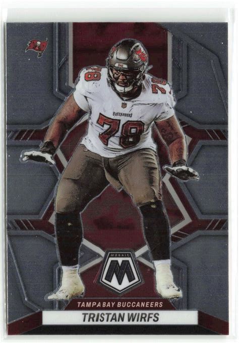 Panini Mosaic Tristan Wirfs Tampa Bay Buccaneers Ebay