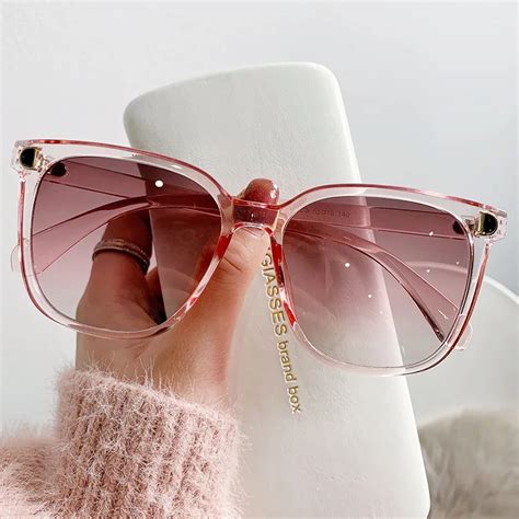 Gafas De Sol Cuadradas Vintage Para Mujer Anteojos De Sol Femeninos De