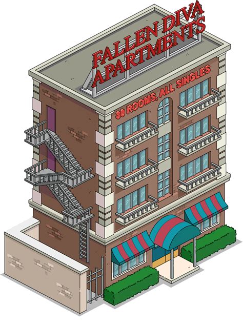 Fallen Diva Apartments The Simpsons Tapped Out Wiki Fandom