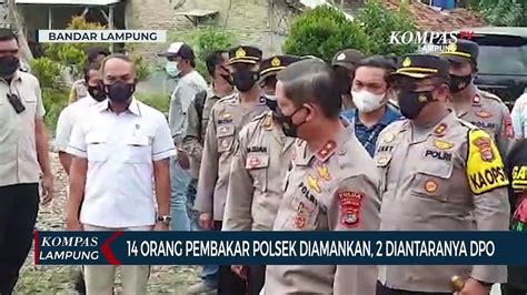 14 Terduga Pelaku Pembakaran Mapolsek Diamankan 2 Diantaranya Dpo