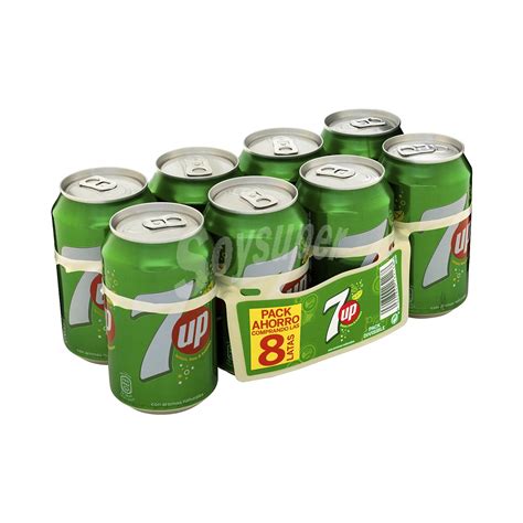 7UP Lima Limon Con Gas Lata Pack 8 X 330 Ml 2640 Ml