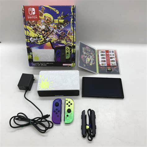 1円 Nintendo Switch 有機elモデル スプラトゥーン3 エディション ソフト セット売り 任天堂 スプラ スイッチ ゲーム 品