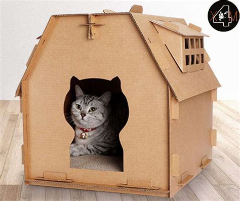 Casas Para Gatos De Carton Ciudad Sostenible Con Cajas De Cart N Para