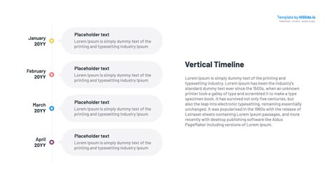 Vertical Timeline in PowerPoint PPT - Free Download | HiSlide.io