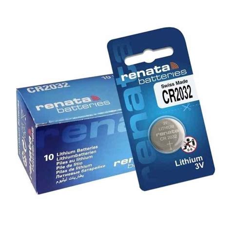 Renata Cr2032 Lithium Coin Battery 10pc Box Mobax Kuwait