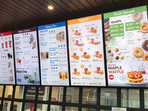 Menu At Tim Hortons Arboleda Cafe San Pedro Garza García Avenida Del Roble