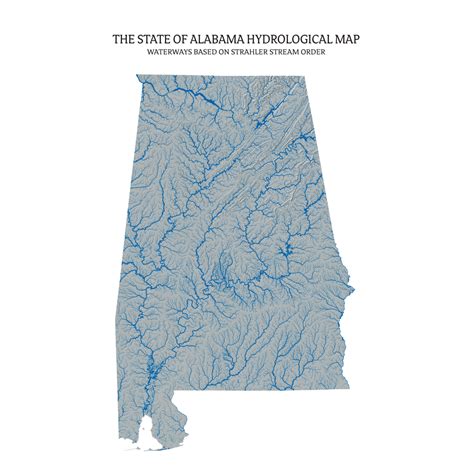 Alabama-Rivers & Lakes - US River Maps