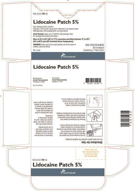 Dailymed Lidocaine Patch