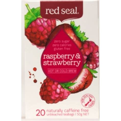 Red Seal Raspberry And Strawberry Fruit Tea 20 Teabags 50g Ashop New Zealand