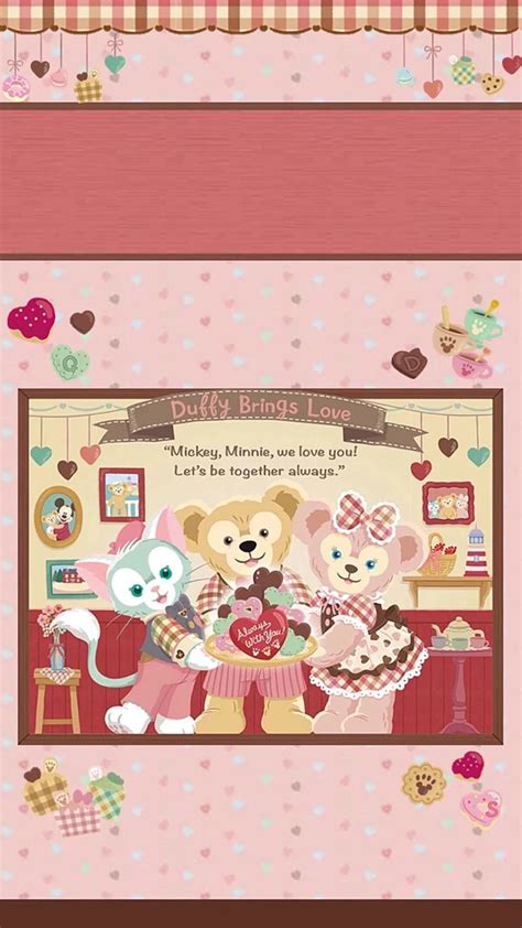 Pin By Pankeawป่านแก้ว On Wallpaper Sanrio Duffy The Disney Bear