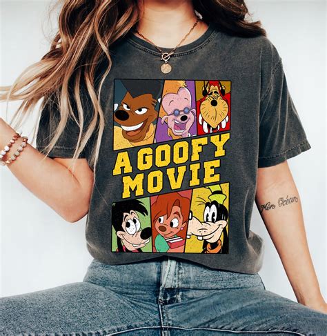 Retro Disney A Goofy Movie Characters Shirt Goofy Max Etsy