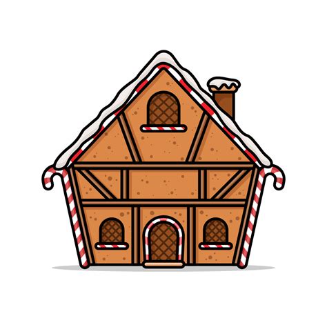 Gingerbread House Royalty Free Stock SVG Vector And Clip Art