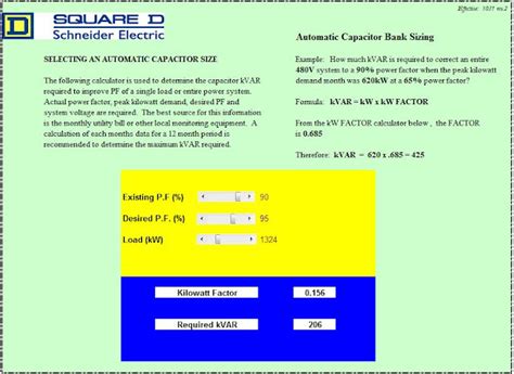 Power Factor Correction Capacitors Sizing Calculations Part Fourteen ~ Electrical Knowhow