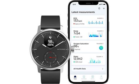 Customer Reviews Withings Scanwatch Mm Black And Silver Hybrid