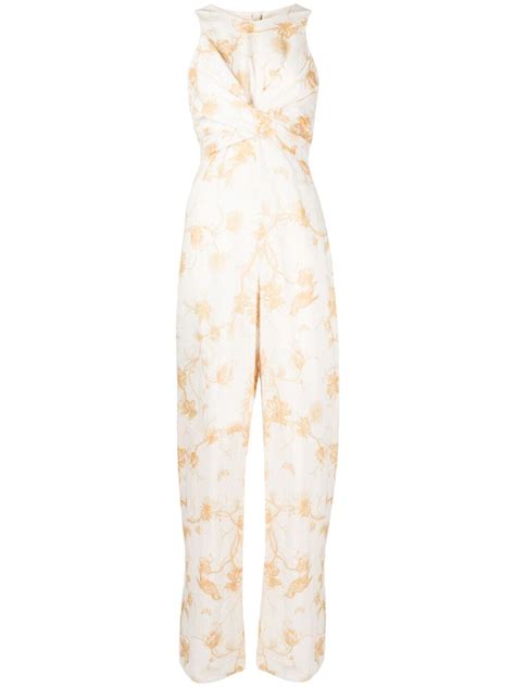 Zimmermann Floral Print Jumpsuit Editorialist