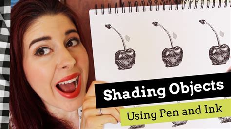 How To Shade Objects Using Pen And Ink Different Techniques Youtube